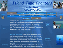 Tablet Screenshot of islandtimecharterskeywest.com